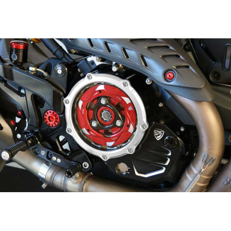 Couvercle transparent pour embrayages à huile Ducati