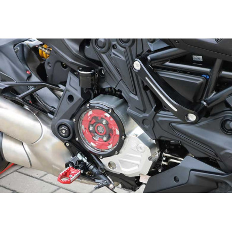 Couvercle transparent pour embrayages à huile Ducati