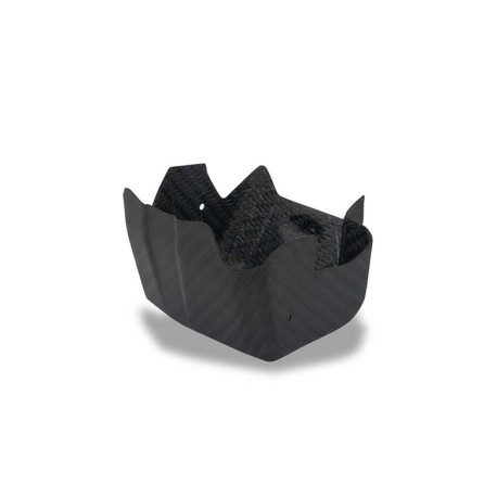 Couvre centrale ABS Mv Agusta Superveloce carbone mat