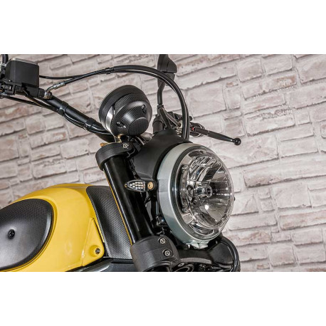 COUVRE INSTRUMENTATION CARBONE DUCATI SCRAMBLER