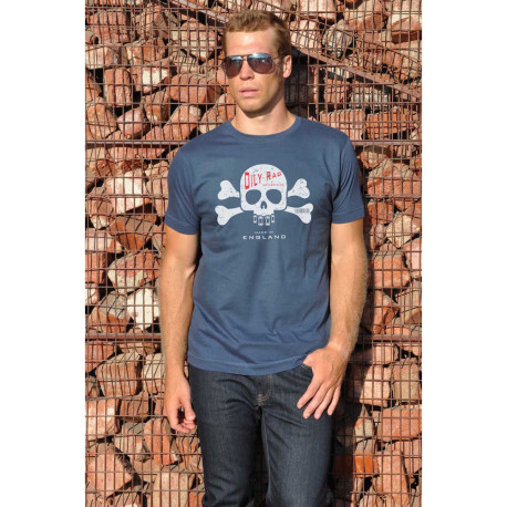 CROSS BONES OILY RAG TEE SHIRT