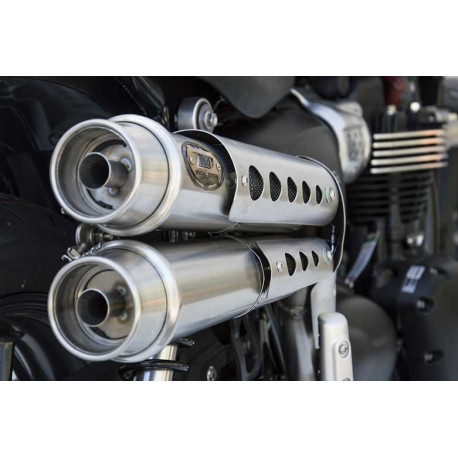 Double échappement bas inox Zard