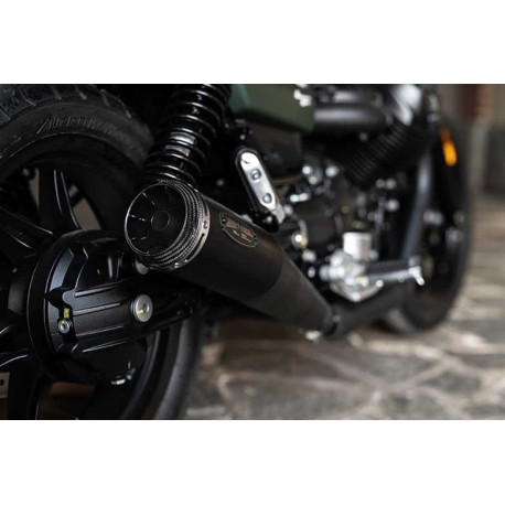 DOUBLE ECHAPPEMENT LIMITED EDITION ZARD INOX EMBOUT CARBONE MOTO GU