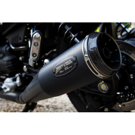 DOUBLE ECHAPPEMENT LIMITED EDITION ZARD INOX EMBOUT CARBONE MOTO GU