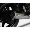 DOUBLE ECHAPPEMENT ZARD INOX NOIR MOTO GUZZI V7 850