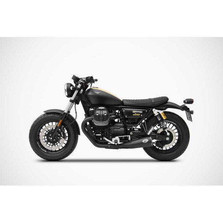 Double échappements big style inox guzzi v9 Zard