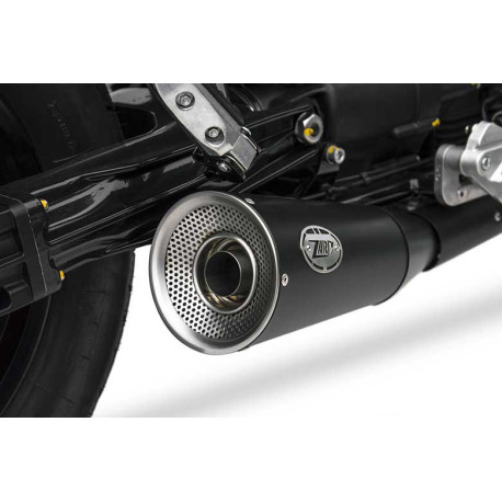 Double échappements big style inox guzzi v9 Zard
