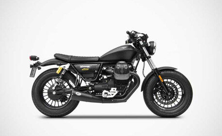 Double échappements big style inox guzzi v9 Zard
