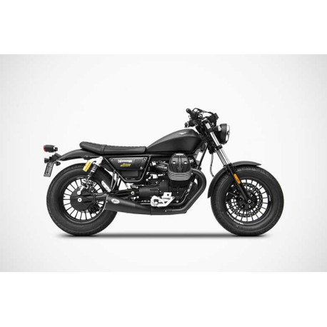 Double échappements big style inox guzzi v9 Zard