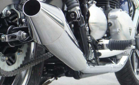 Double échappements effet chrome Zard