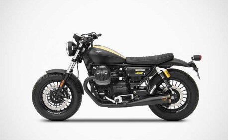 Double échappements slim inox guzzi v9 Zard