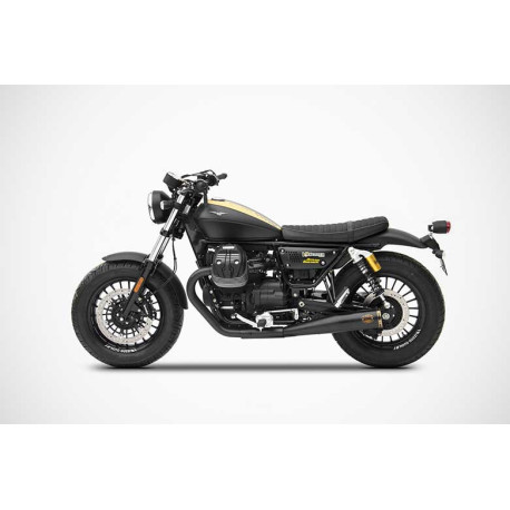 Double échappements slim inox guzzi v9 Zard