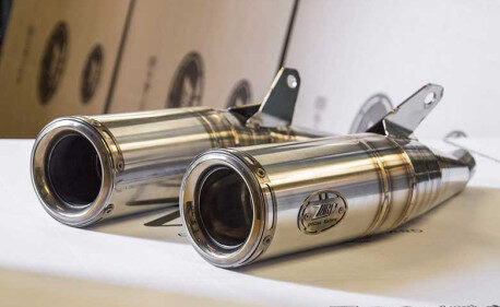 Double échappements snake coniques inox  Zard