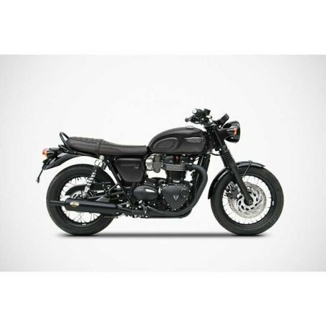 Double échappements vintage position basse version bonneville t120 Zard