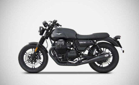 Double échappements Zuma chrome Guzzi v7 iii Zard