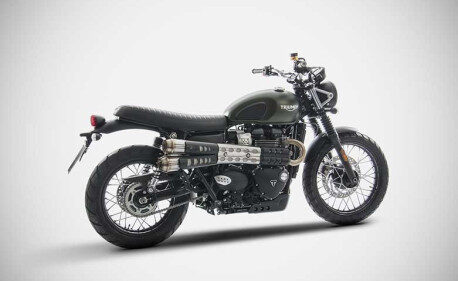 DOUBLE SILENCIEUX ZARD INOX TRIUMPH SCRAMBLER 900
