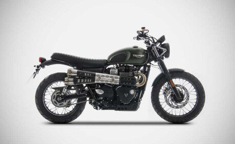 DOUBLE SILENCIEUX ZARD INOX TRIUMPH SCRAMBLER 900