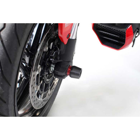 DUCATI HYPERMOTARD 821/939 / MONSTER 1200 ROULETTES DE PROTECTION ROUE AVANT EVO