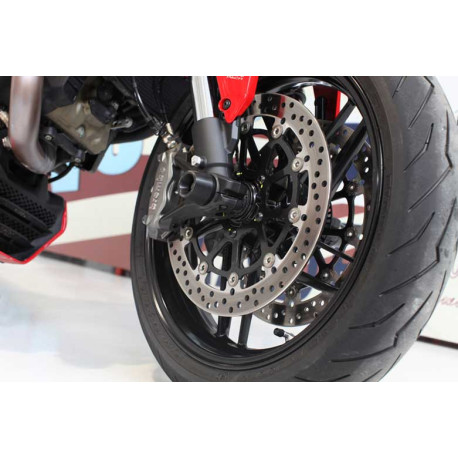 DUCATI HYPERMOTARD 821/939 / MONSTER 1200 ROULETTES DE PROTECTION ROUE AVANT EVO