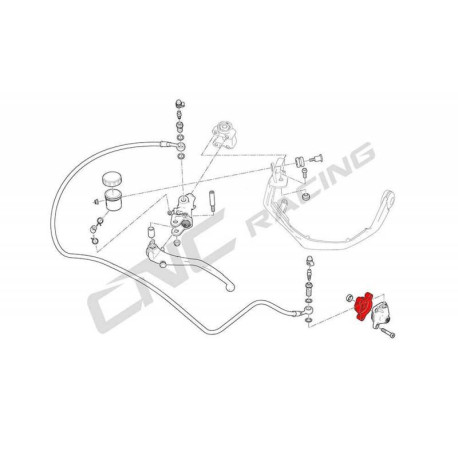 DUCATI HYPERMOTARD 950 BASE DE RECEPTEUR EMBRAYAGE