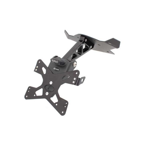 DUCATI MULTISTRADA 1200 AVEC VALISES SUPPORT DE PLAQUE REGLABLE