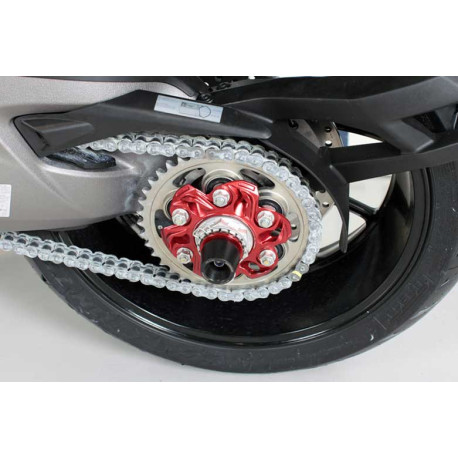 DUCATI MULTISTRADA 1200 ROULETTES DE PROTECTION ROUE ARRIERE EVOTECH