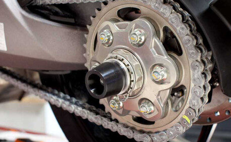 DUCATI MULTISTRADA 1200 ROULETTES DE PROTECTION ROUE ARRIERE EVOTECH