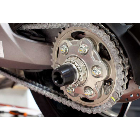 DUCATI MULTISTRADA 1200 ROULETTES DE PROTECTION ROUE ARRIERE EVOTECH