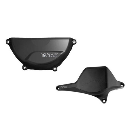 DUCATI PANIGALE V2 KIT PROTECTION CARTER DROIT GAUCHE ALU TAILLE MASSE BONAMICI