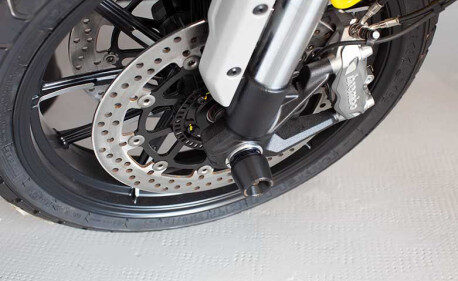 DUCATI SCRAMBLER 1100 ROULETTES DE PROTECTION ROUE AVANT EVOTECH