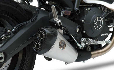 Echappement bas inox  Double inox Zard