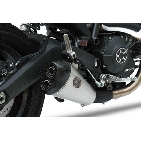 Echappement bas inox  Double inox Zard