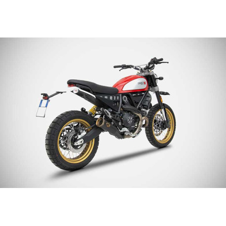 Echappement bas inox Zuma Zard