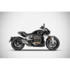 Echappement double sortie Triumph Rocket 3  Zard