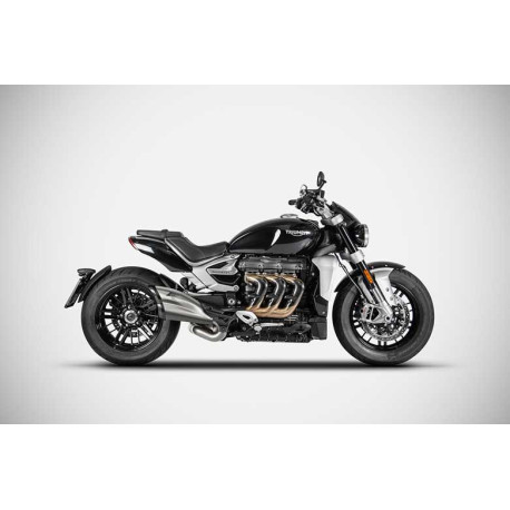 Echappement double sortie Triumph Rocket 3  Zard