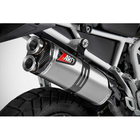Echappement haut Triumph Tiger 900 inox embout carbone Zard
