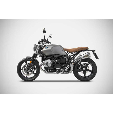 Echappement inox BMW R Nine T scrambler version limited edition Zard