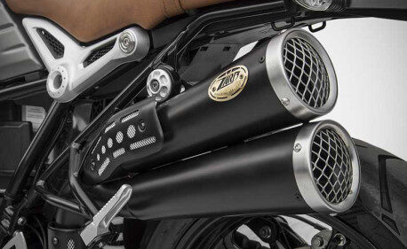 Echappement inox BMW R Nine T scrambler version thunderbolt Zard