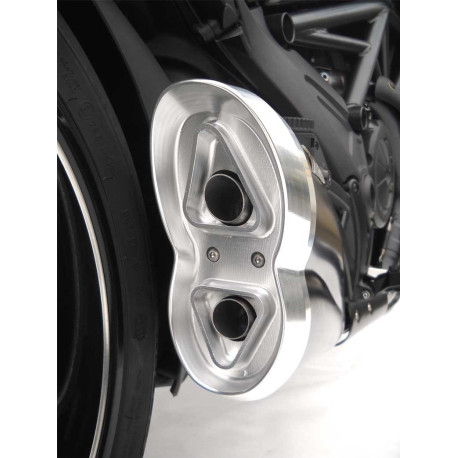 Echappement inox cat noir embout carbone Zard