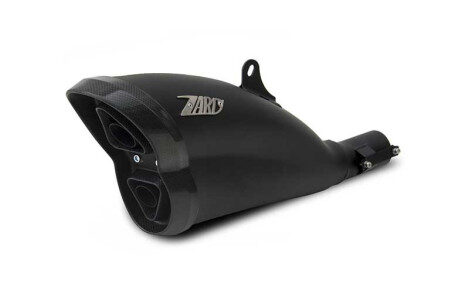 Echappement inox cat noir embout carbone Zard