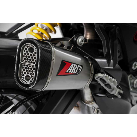Echappement inox racing enveloppe et embout titane Zard