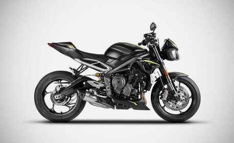 Echappement inox Triumph street triple 765 Zard