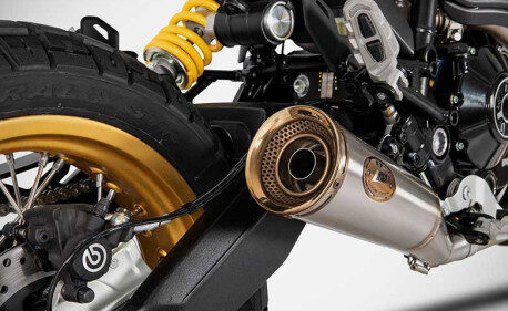 Echappement modele Ducati desert sled inox Zard