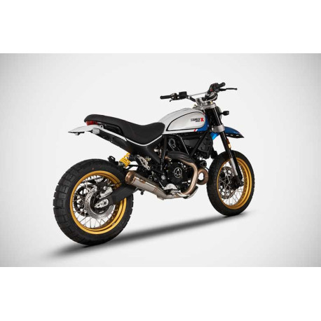 Echappement modele Ducati desert sled inox Zard