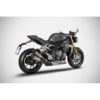 Echappement titane Triumph speed triple 1200 Zard