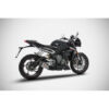 Echappement Triumph street triple 765 Zard