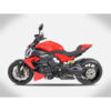 ECHAPPEMENT ZARD MAKO INOX PARE CHALEUR CARBONE DUCATI DIAVEL V4