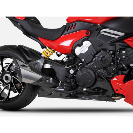 ECHAPPEMENT ZARD MAKO INOX PARE CHALEUR CARBONE DUCATI DIAVEL V4