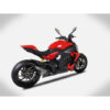 ECHAPPEMENT ZARD MAKO INOX PARE CHALEUR CARBONE DUCATI DIAVEL V4
