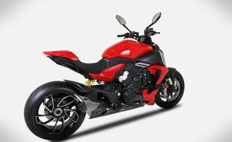 ECHAPPEMENT ZARD MAKO INOX PARE CHALEUR CARBONE DUCATI DIAVEL V4